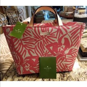 Kate Spade | Grant Street Juno Vinyl Palm Tote